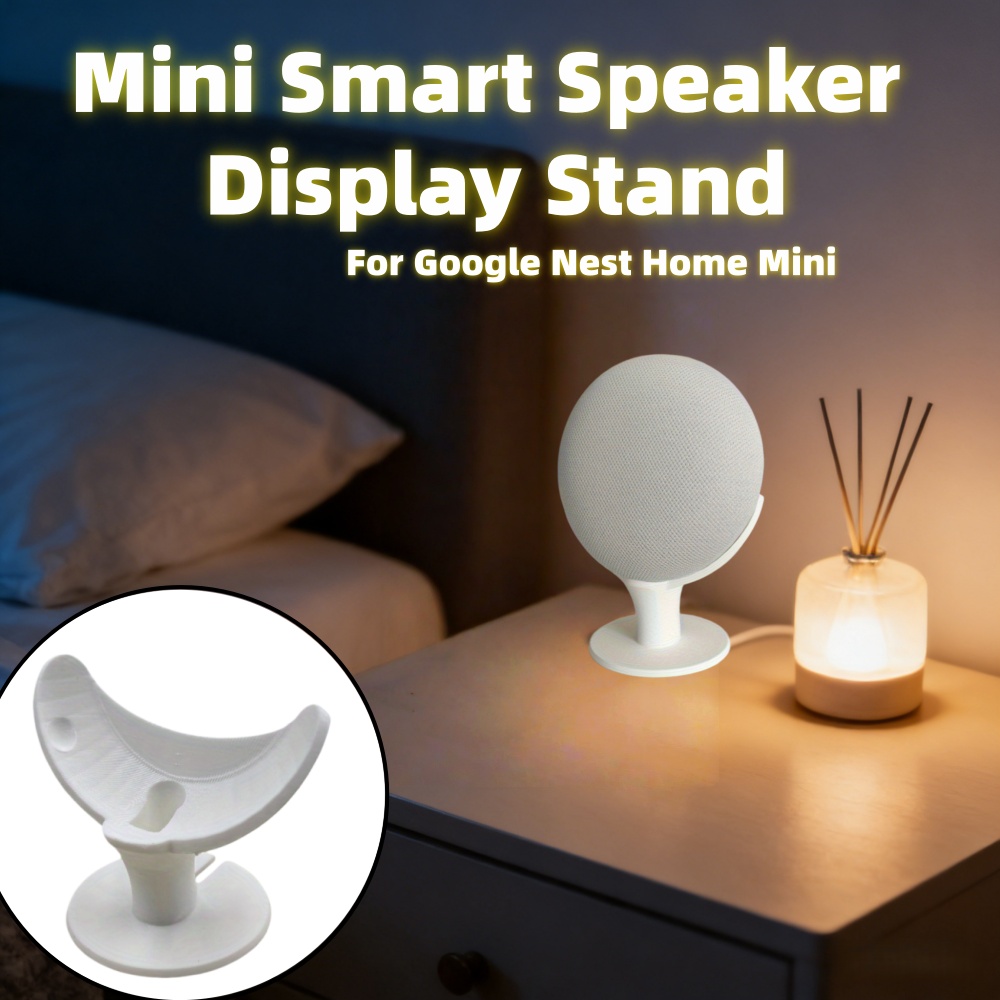 Google Speaker Nest Audio - 미니 스마트 스피커 디스플레이 스탠드 홈