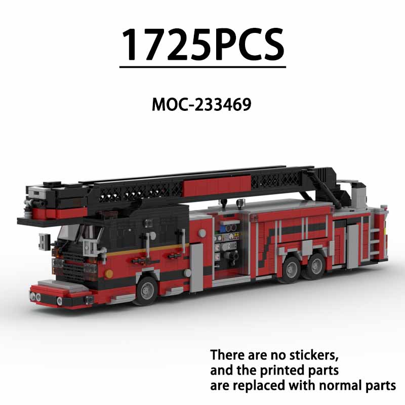 Fire Escape Ladder - MOC-233469 100피트 타워 사다리 소방차 헤비