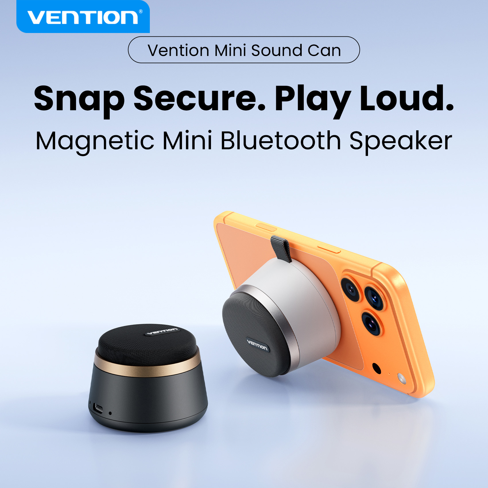 Google Speaker Nest Audio - Vention 마그네틱 휴대용 블루투스 스피커 IPX6
