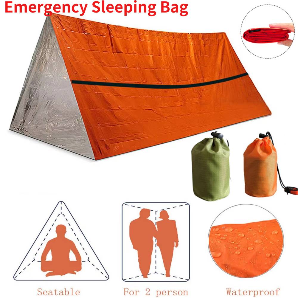 First Aid Bag Kit - 휴대용 방수 비상 생존 침낭 야외
