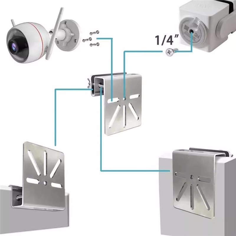 T24C 3팩 거터 마운트 브래킷 Eufy Soloca - Eufy Camera S340 리뷰 및 가격