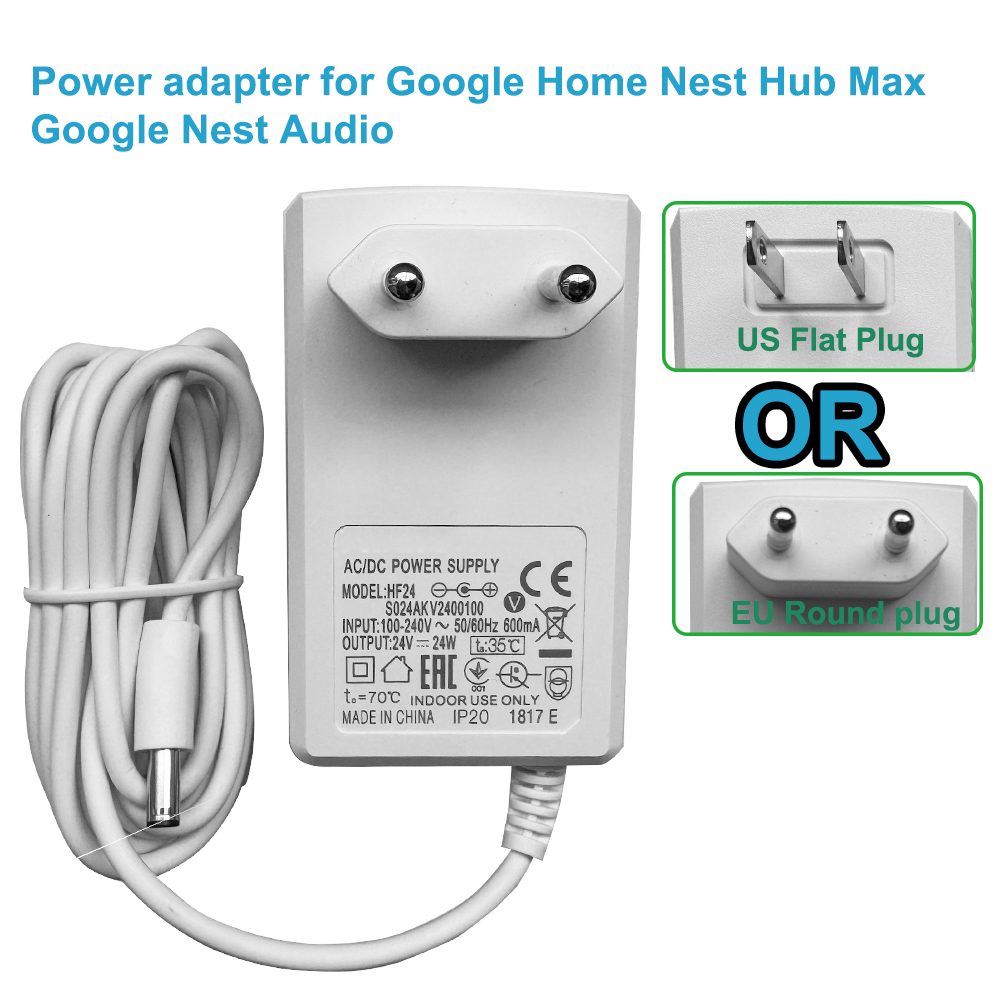 24V 전원 어댑터, 구글 홈 네스트 허브 맥스, 구글 - Google Speaker Nest Audio 리뷰 및 가격