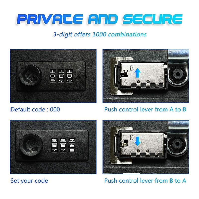 A92Z 조합 키 캐비닛 20 키 후크 키 박스 벽걸이 - Lockbox Key Secure 리뷰 및 가격
