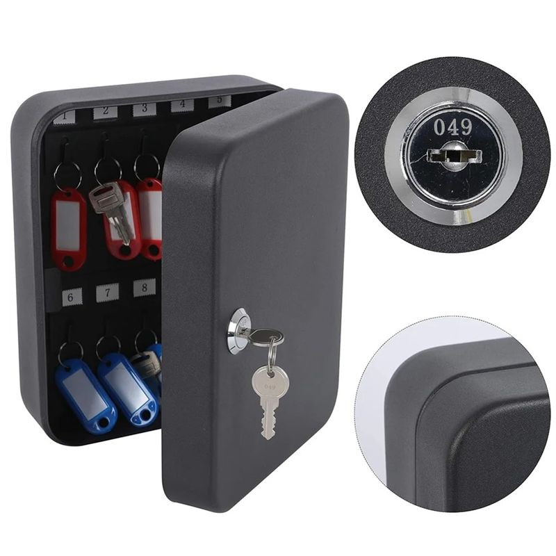 A92Z 조합 키 캐비닛 20 키 후크 키 박스 벽걸이 - Lockbox Key Secure 리뷰 및 가격