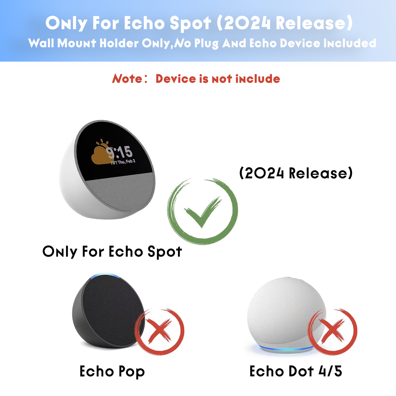 에코 닷 5세대용 벽걸이 |   공간 절약형 케이블 관 - Amazon Speaker Echo Pop 리뷰 및 가격